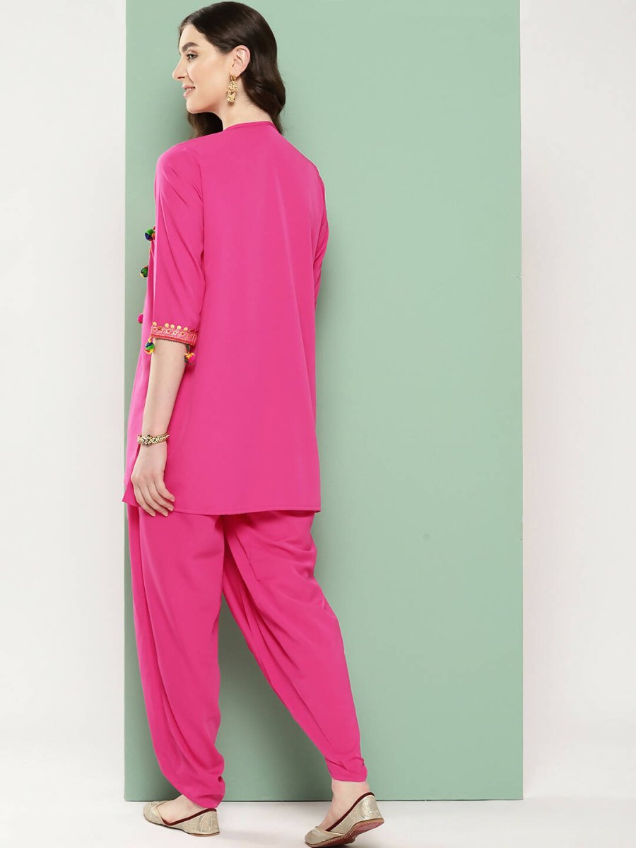 Ahalyaa Women's Traditional Wear Co-ods - Pink
