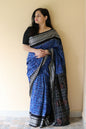Earthyweaves Krishnakriti Sambalpuri Saree