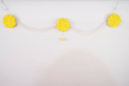 Kundan HandiKrafts Yellow Rose Bunch Thoranna