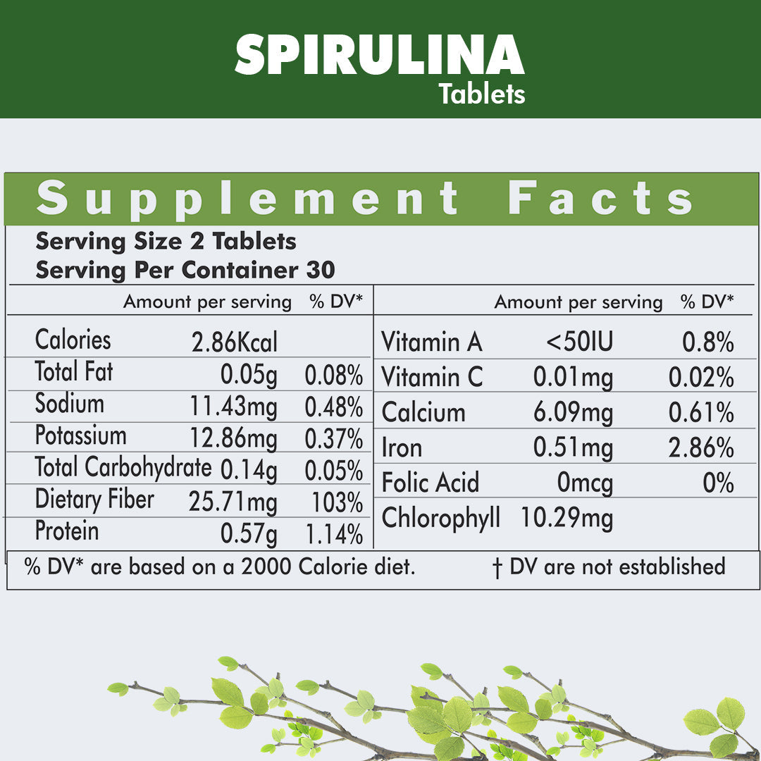 Herbal Hills Ayurveda Spirulina Tablets