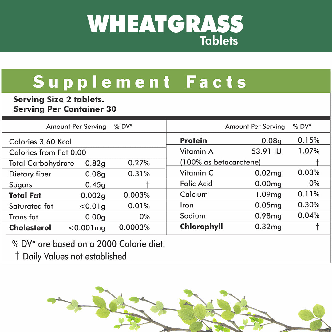 Herbal Hills Ayurveda Wheatgrass Tablets