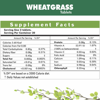 Herbal Hills Ayurveda Wheatgrass Tablets