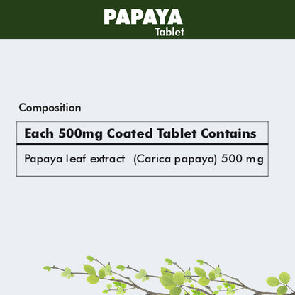 Herbal Hills Papaya Immunity Support Tablets