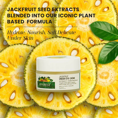 Afforest Jackfruit Under Eye Creme with 2% Vitamin C, 10% Jackfruit Seed