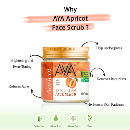 AYA Apricot Exfoliating Face Scrub