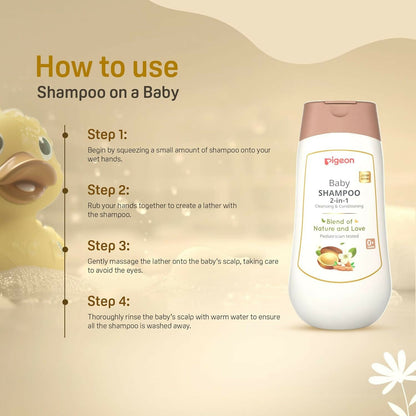 Pigeon Baby Shampoo 2 in 1 Cleansing & Conditioning