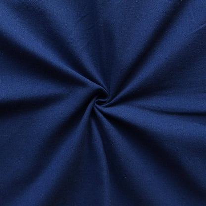 Airwill 100% Cotton Solid Pattern 2 Seater Square Table Cover - Blue