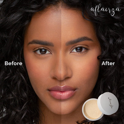 Aflairza Loose Setting Powder with Universal Shades for Long-Lasting Oil Control, Blurs Pores & Smooth Finish