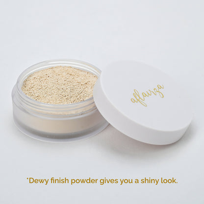 Aflairza Loose Setting Powder with Universal Shades for Long-Lasting Oil Control, Blurs Pores & Smooth Finish