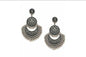 Silver-Plated Alloy Oxidised Designer Earrings - The Pari
