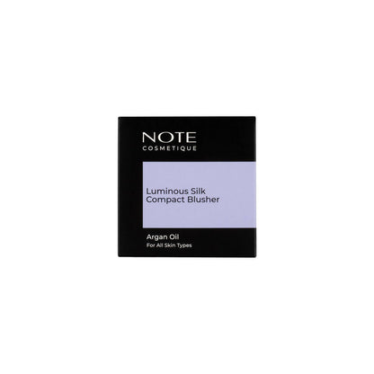 Note Cosmetique Luminous Silk Compact Blusher - 02 Pink In Summer