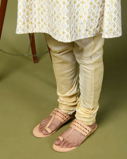 Stepsoft Natural Leather Kolhapuri Chappals For Men – Ideal For Kurta & Ethnic Wear