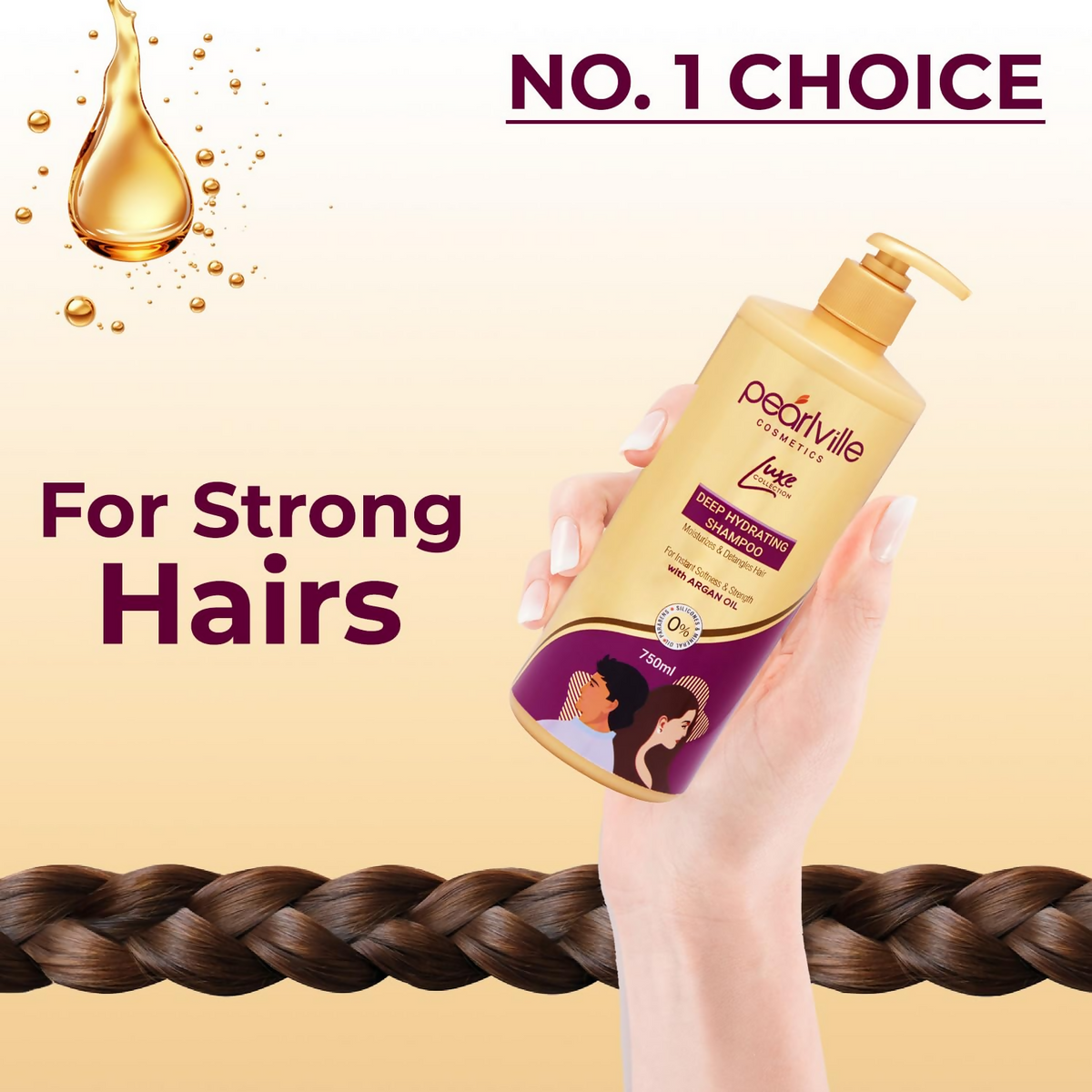 Pearlville Luxe Collection Deep Hydrating Shampoo