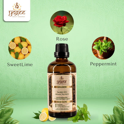 Yogez Sacred Sips Tea Drops- Skin Health