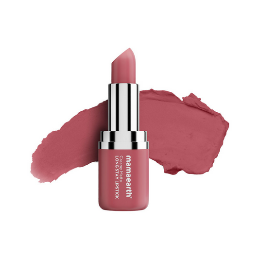 Mamaearth Creamy Matte Long Stay Lipstick - Rose Nude