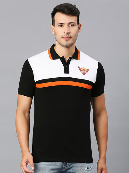 Fancode Sunrisers Hyderabad Logo Print Cotton IPL T-shirt