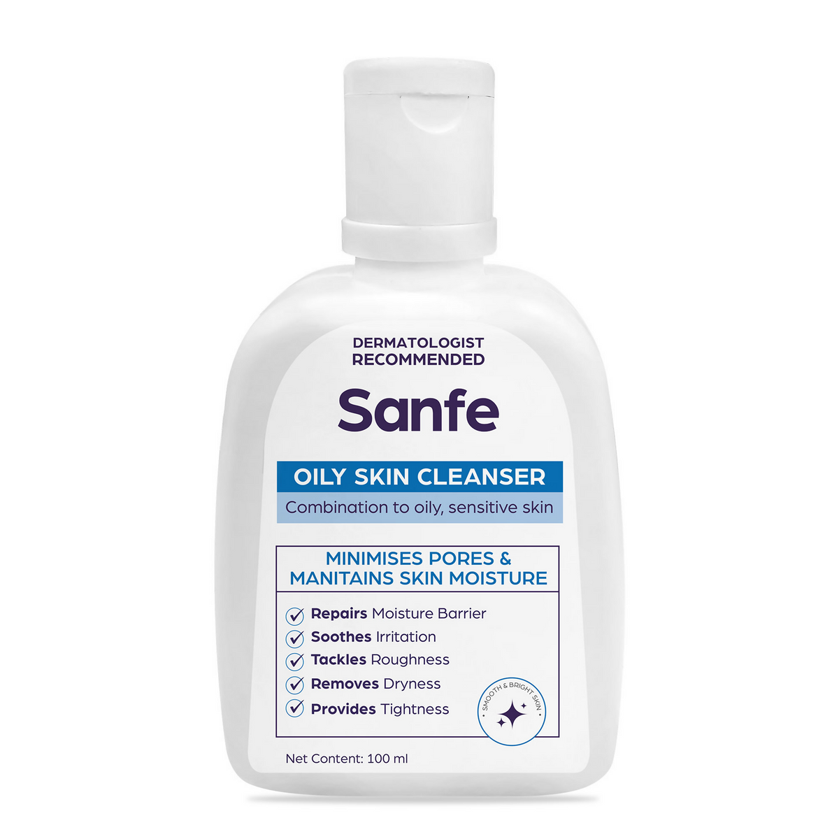 Sanfe Oily Skin Cleanser Minimises Pores & Maintains Skin Moisture cetaphil skin repair Face Wash