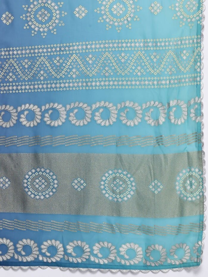 Ahalyaa Women's Traditional wear Kurta Set - Blue