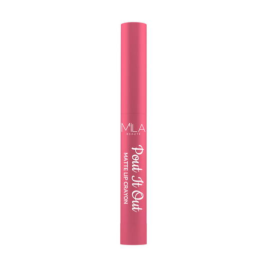 Mila Beaute Pout It Out Long Lasting & Matte Finish Lip Crayon Lipstick - Aurora