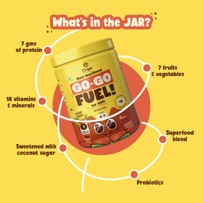 Origin Nutrition Multi Nutritional Go Go Fuel Health Drink For Kids, Ages 4-7 Yrs
