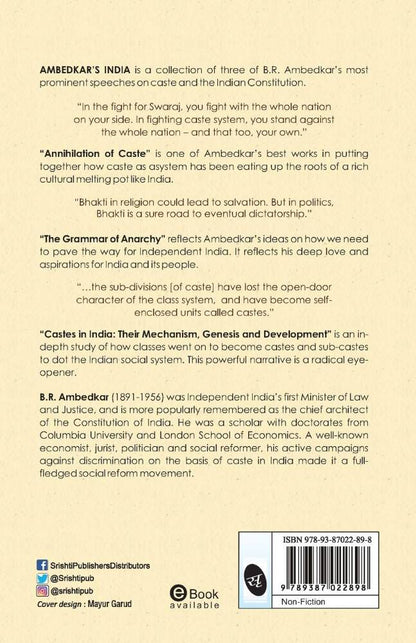 Ambedkar's India By B.R.Ambedkar