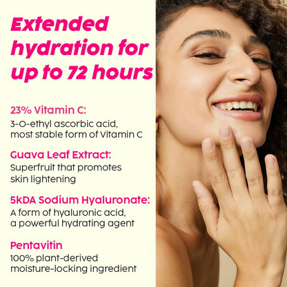 The Plant Fix Plix 23% Vitamin C Guava Face Serum & Vitamin C Guava Juicy Face Wash Combo
