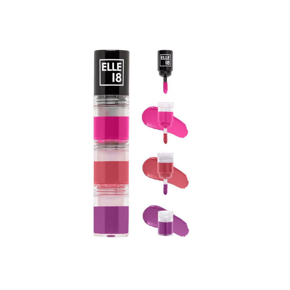 Elle 18 Lit Lip Stack Liquid Lipstick - Getaway