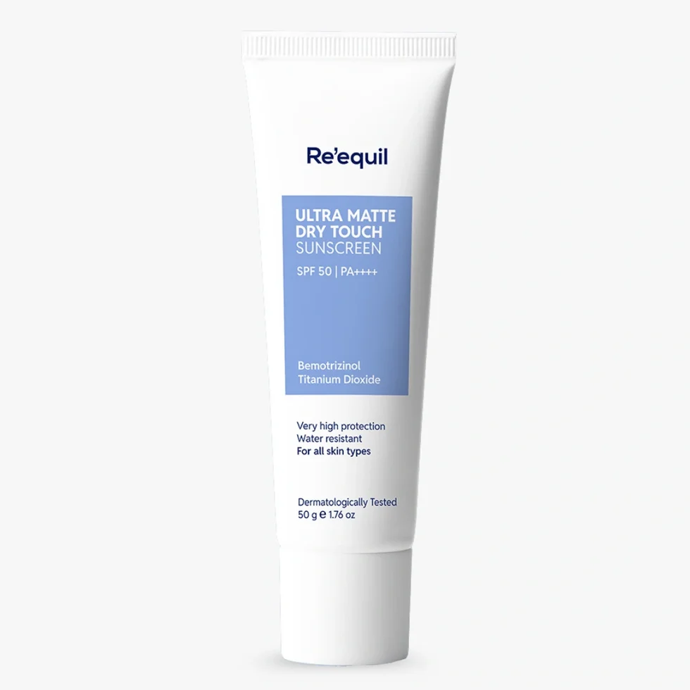 Re'equil Ultra Matte Dry Touch Sunscreen Gel SPF 50 PA++++