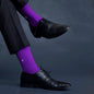 Socksoho Luxury Men Socks Resplendent Purple