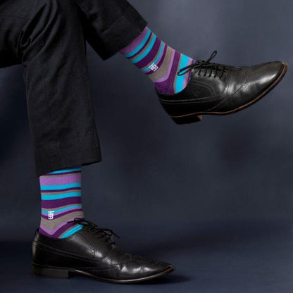 Socksoho Luxury Men Socks Blueberry Edition