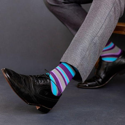Socksoho Luxury Men Socks Blueberry Edition