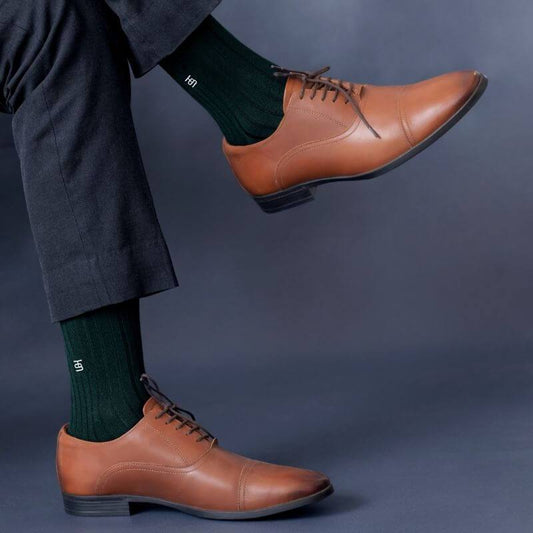 Socksoho Luxury Men Socks Majestic Green