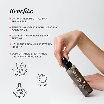 Aflairza Sea-lit Makeup Fixing Spray for Long-Lasting Hold, Sweat & Humidity Resistant