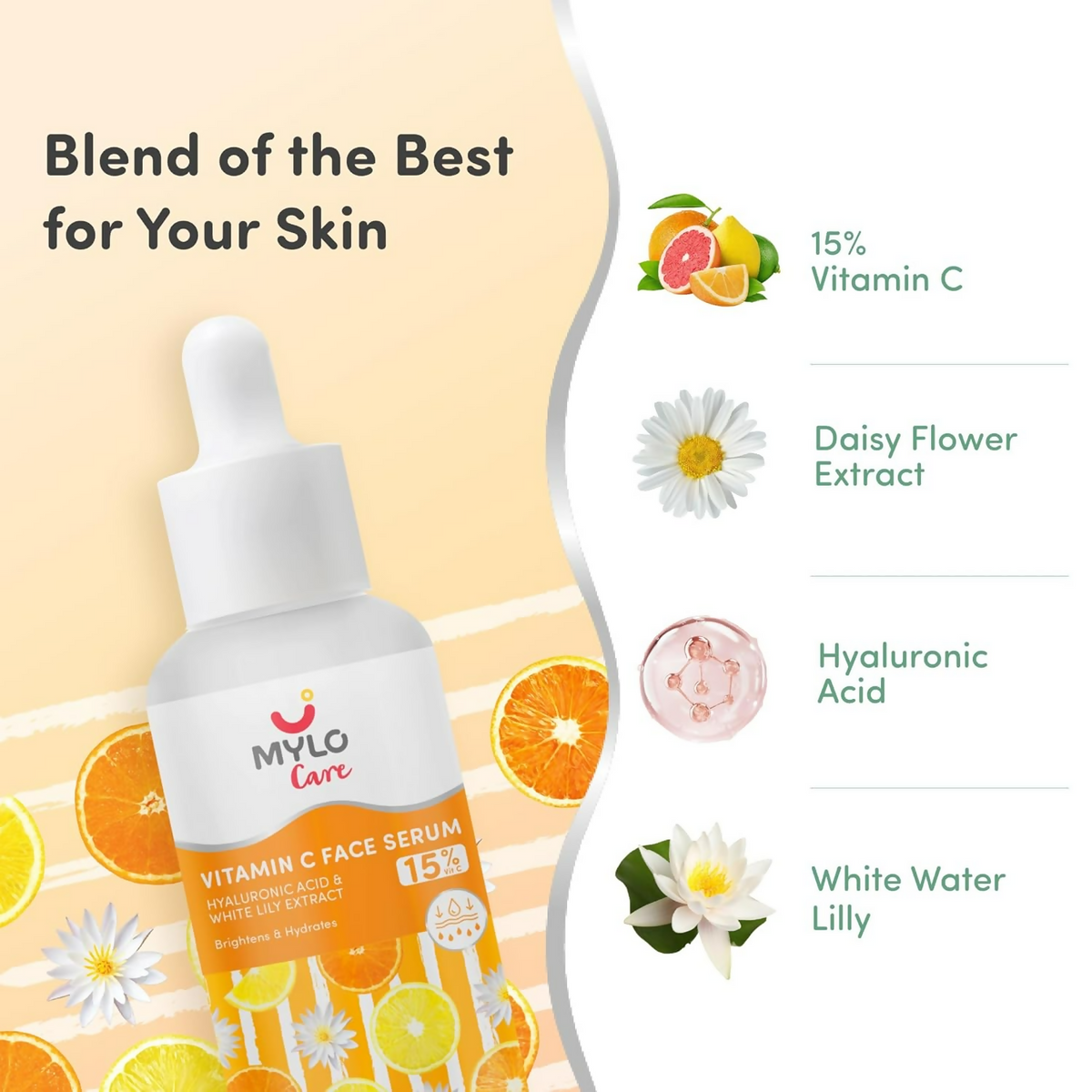 Mylo Care 15% Vitamin C Face Serum