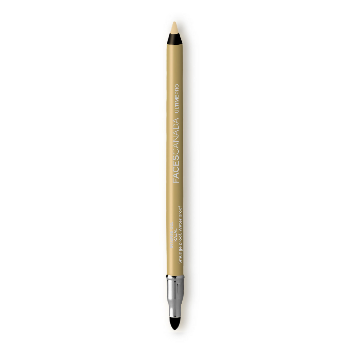 Faces Canada Ultime Pro Intense Gel Kajal With Smudger & Sharpener - Sand Beige