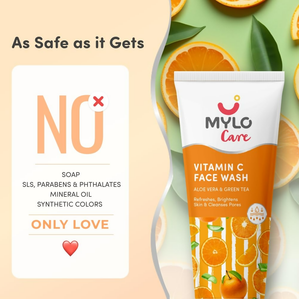 Mylo Care Vitamin C Refreshing & Brightening Face Wash