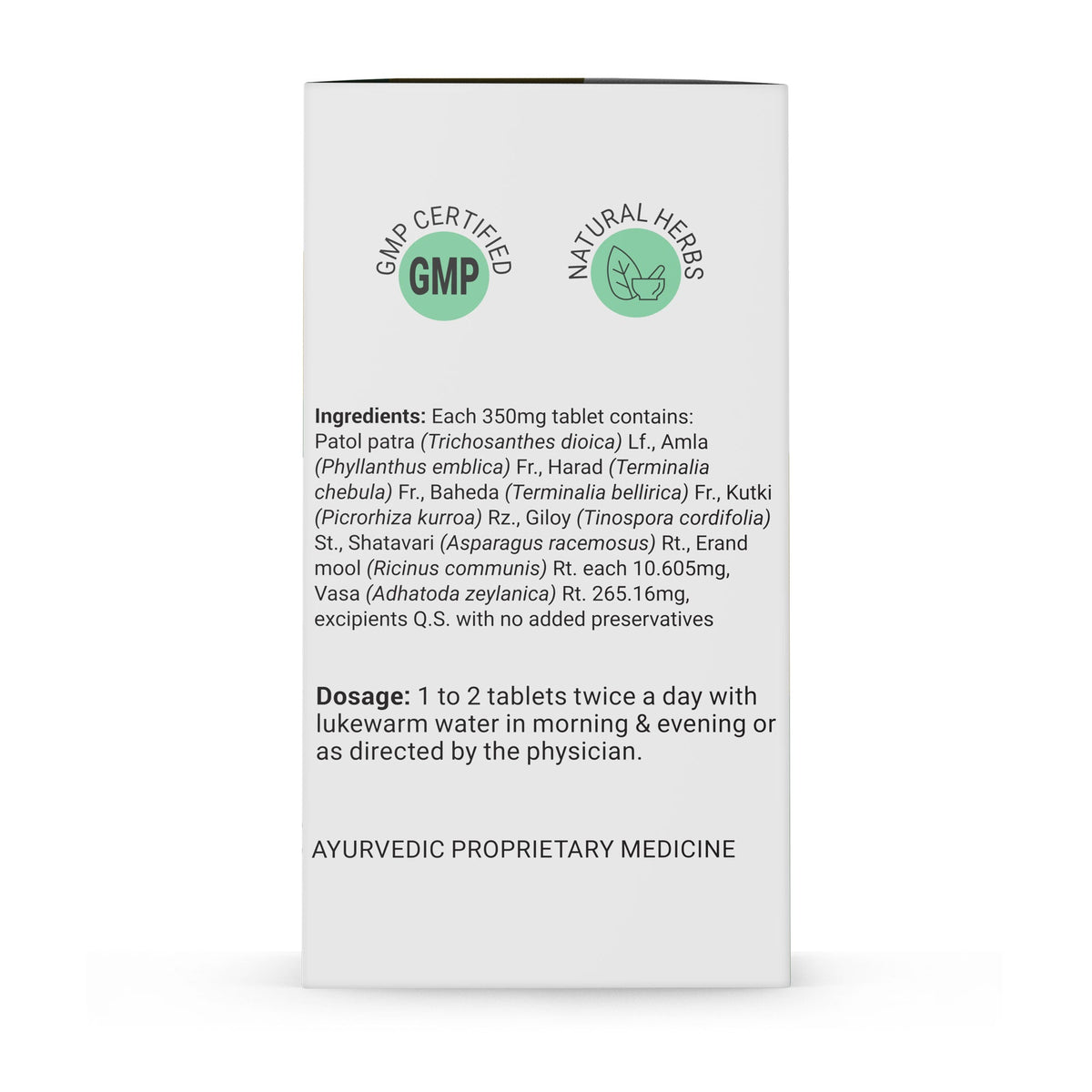 Krishna'S Herbal & Ayurveda Uric Balance Tablets