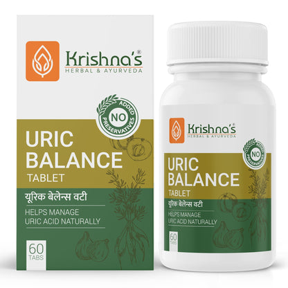 Krishna'S Herbal & Ayurveda Uric Balance Tablets