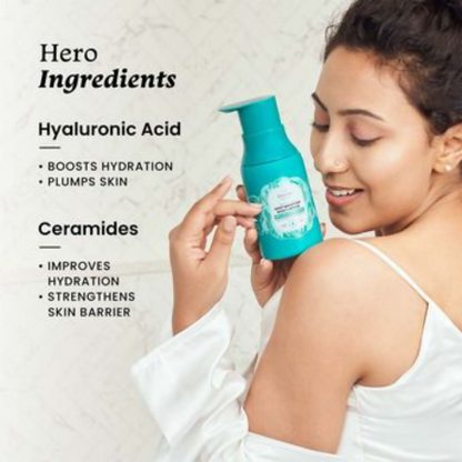 Foxtale Hydrating Body Lotion 72 HR Hydration Lightweight Serum-In-Lotion With Hyaluronic Acid & Ceramides