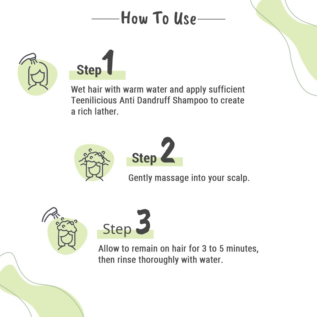 Teenilicious Anti Dandruff Shampoo With Natural Tea Tree Oil