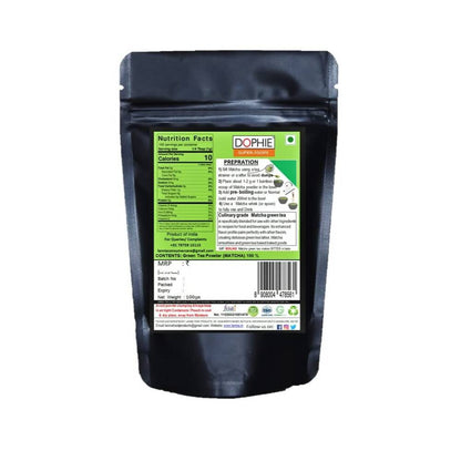Dophie Matcha Green Tea Powder Culinary Grade