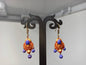 Terracotta Boho Style Hangings-Golden Red And Blue