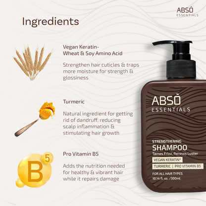 Abso Essentials Strengthening Shampoo