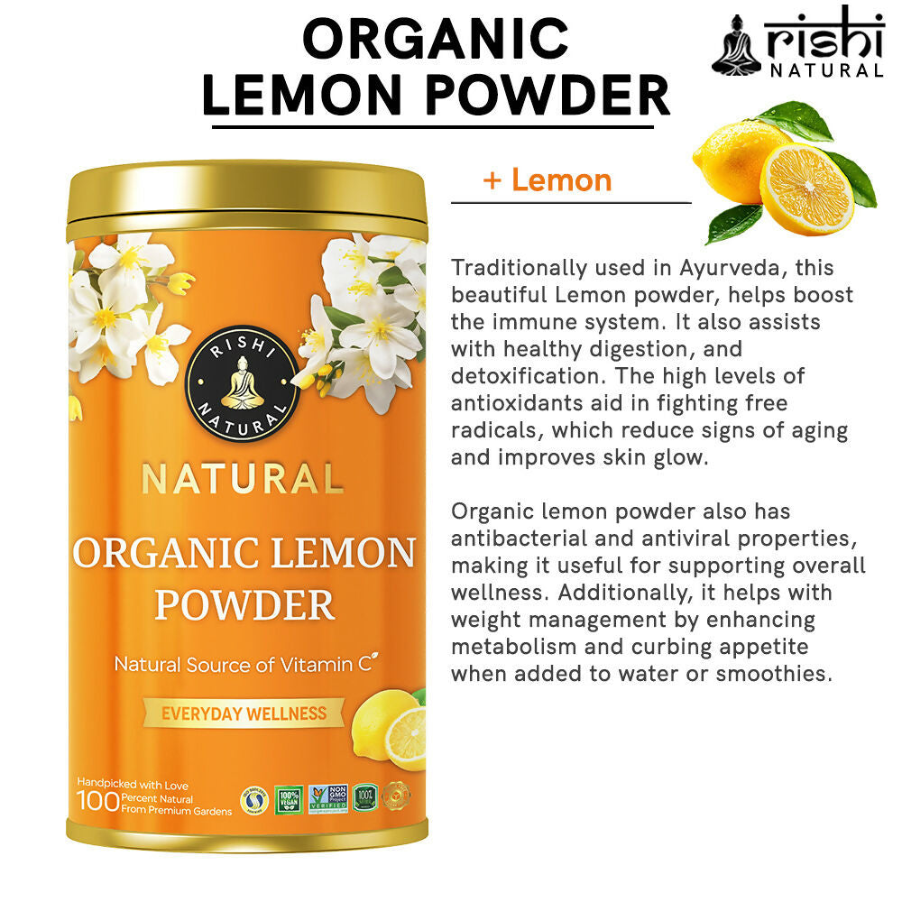 Rishi Natural Organic Lemon Powder