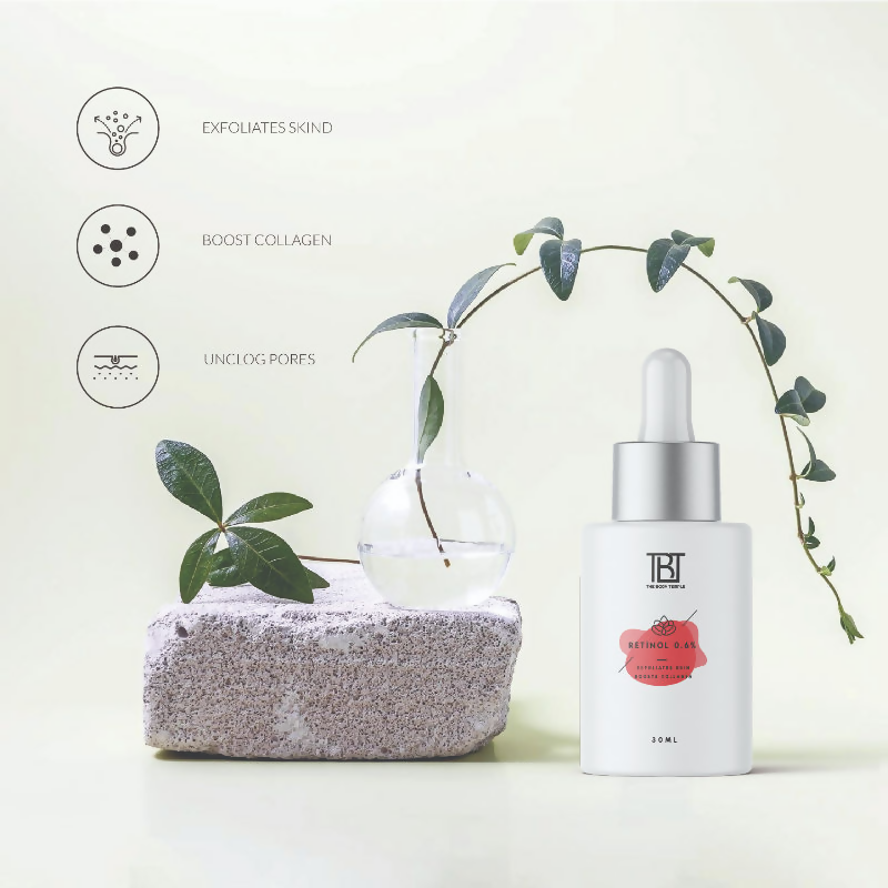 The Body Temple Retinol 0.6% Anti Ageing Night Face Serum