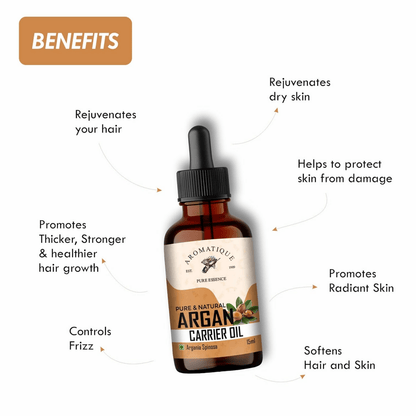 Aromatique Moroccan Argan Oil For Hair Growth & Skin
