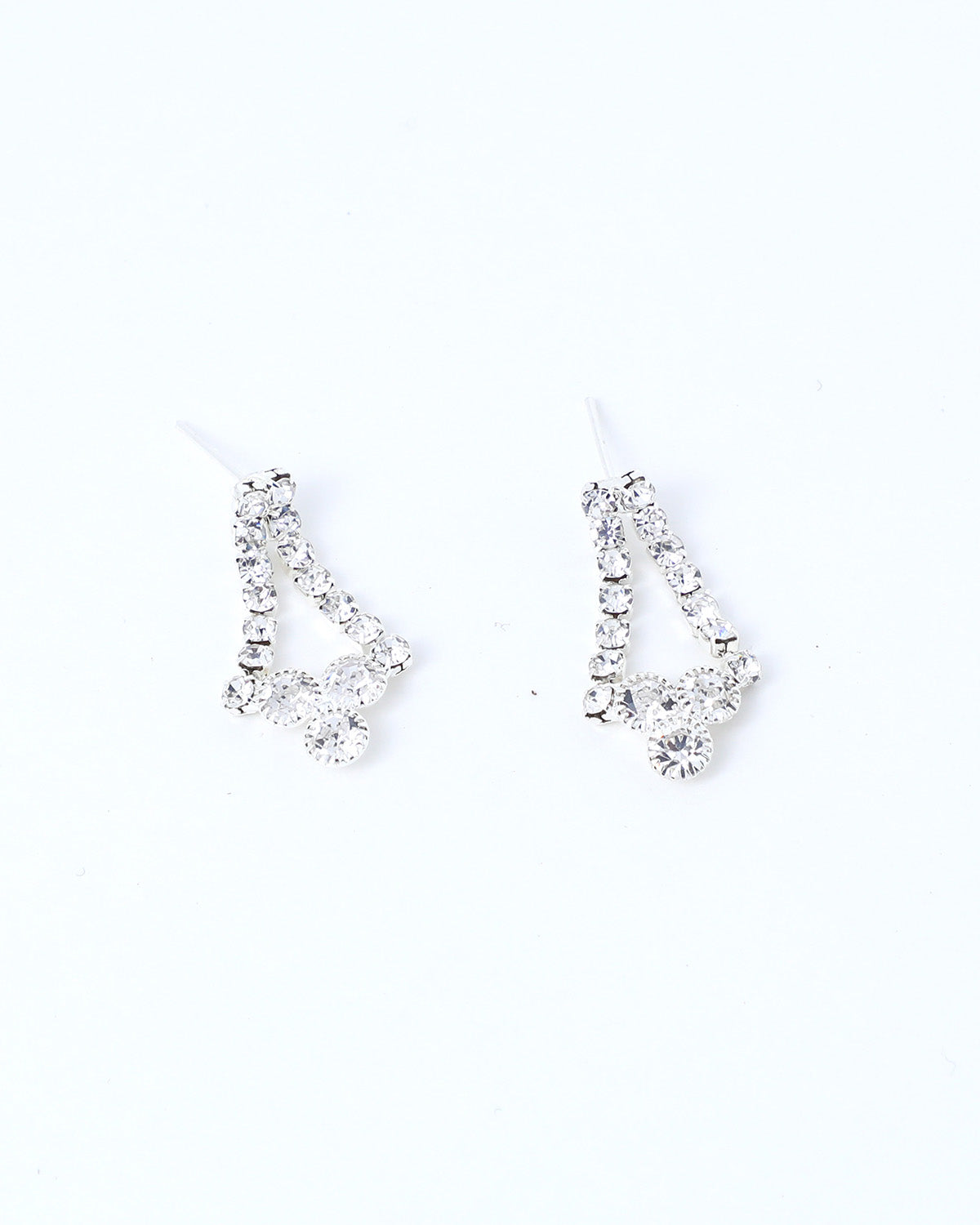 VOJ Silver Plated Stone Studded Choker Necklace And Earrings Set