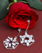 VOJ Silver Plated Stone Studded Circluar Earrings