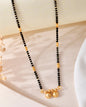 VOJ Gold-Polished Beaded Mangalsutra