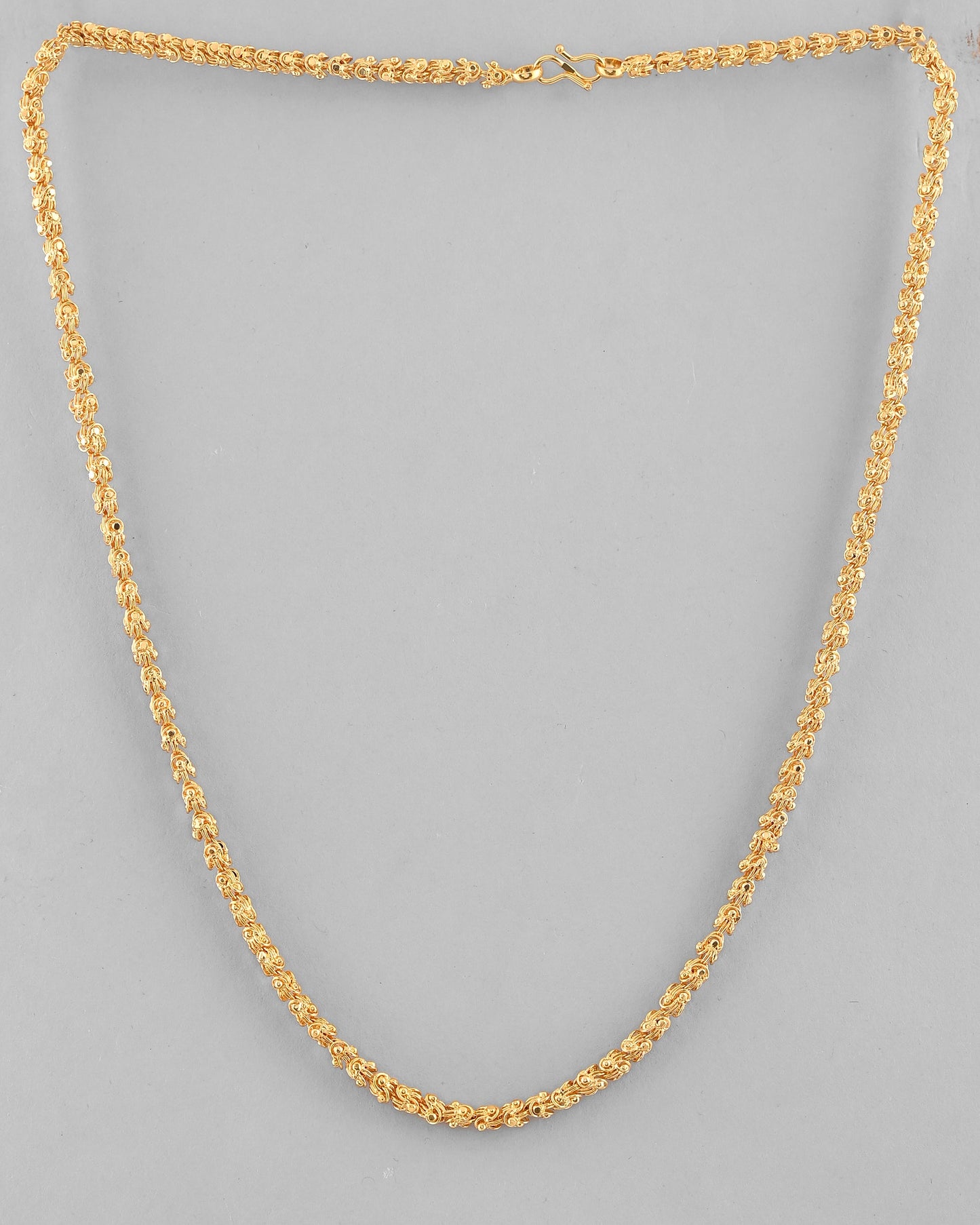 VOJ Gold-Polished EvilEye Men Designer Chain